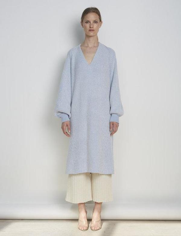 powder blue sweater dress