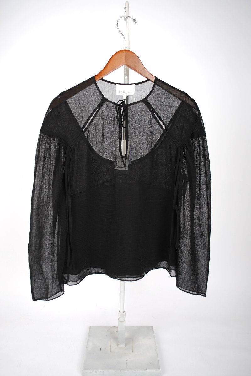 phillip lim smocked blouse