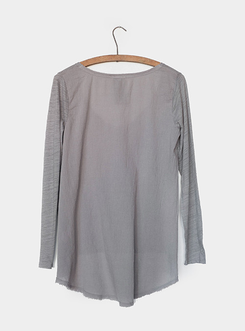 Heather Pebble Gauze Top Heather Pebble Gauze Top