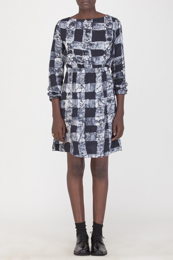 Osei-Duro Aburi Dress in B&W Gingham Osei-Duro Aburi Dress in B&W Gingham