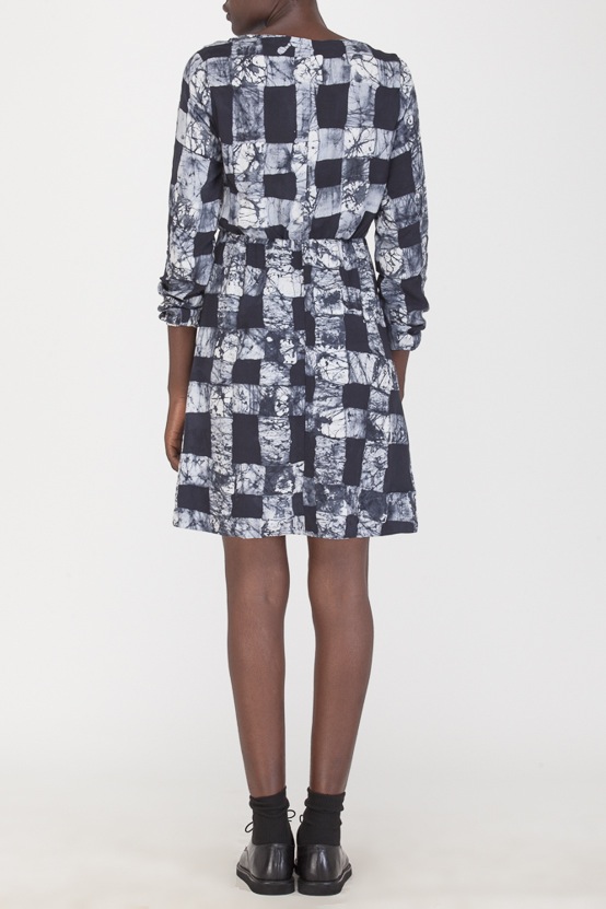 Osei-Duro Aburi Dress in B&W Gingham Osei-Duro Aburi Dress in B&W Gingham