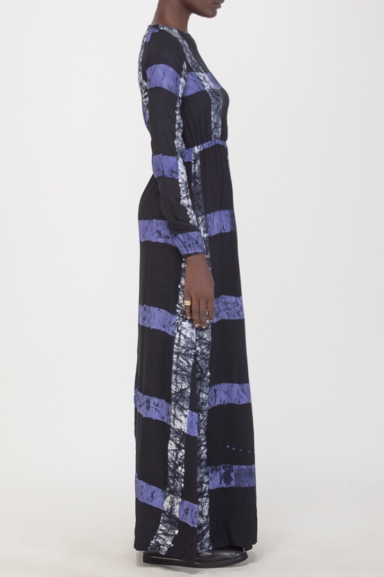 Osei-Duro Mallam Dress in Cobalt Grid Osei-Duro Mallam Dress in Cobalt Grid