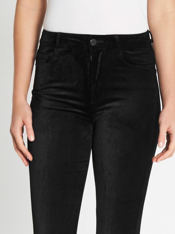 Paige Colette Crop Flare Velvet Jean Paige Colette Crop Flare Velvet Jean