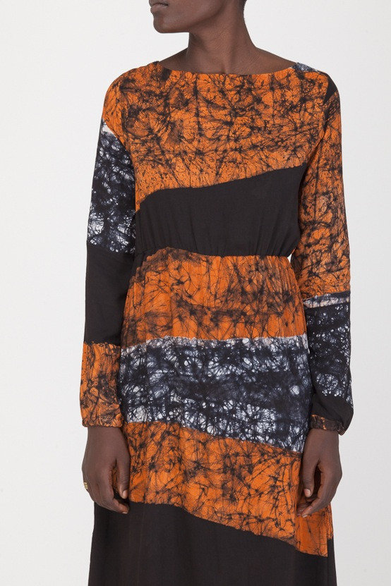 Osei-Duro Mallam Dress Coral Drift Osei-Duro Mallam Dress Coral Drift