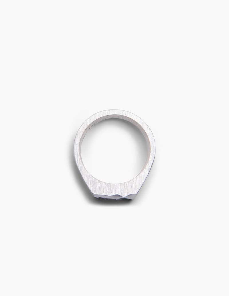 All Blues Platform Ring - Carved Silver | Garmentory