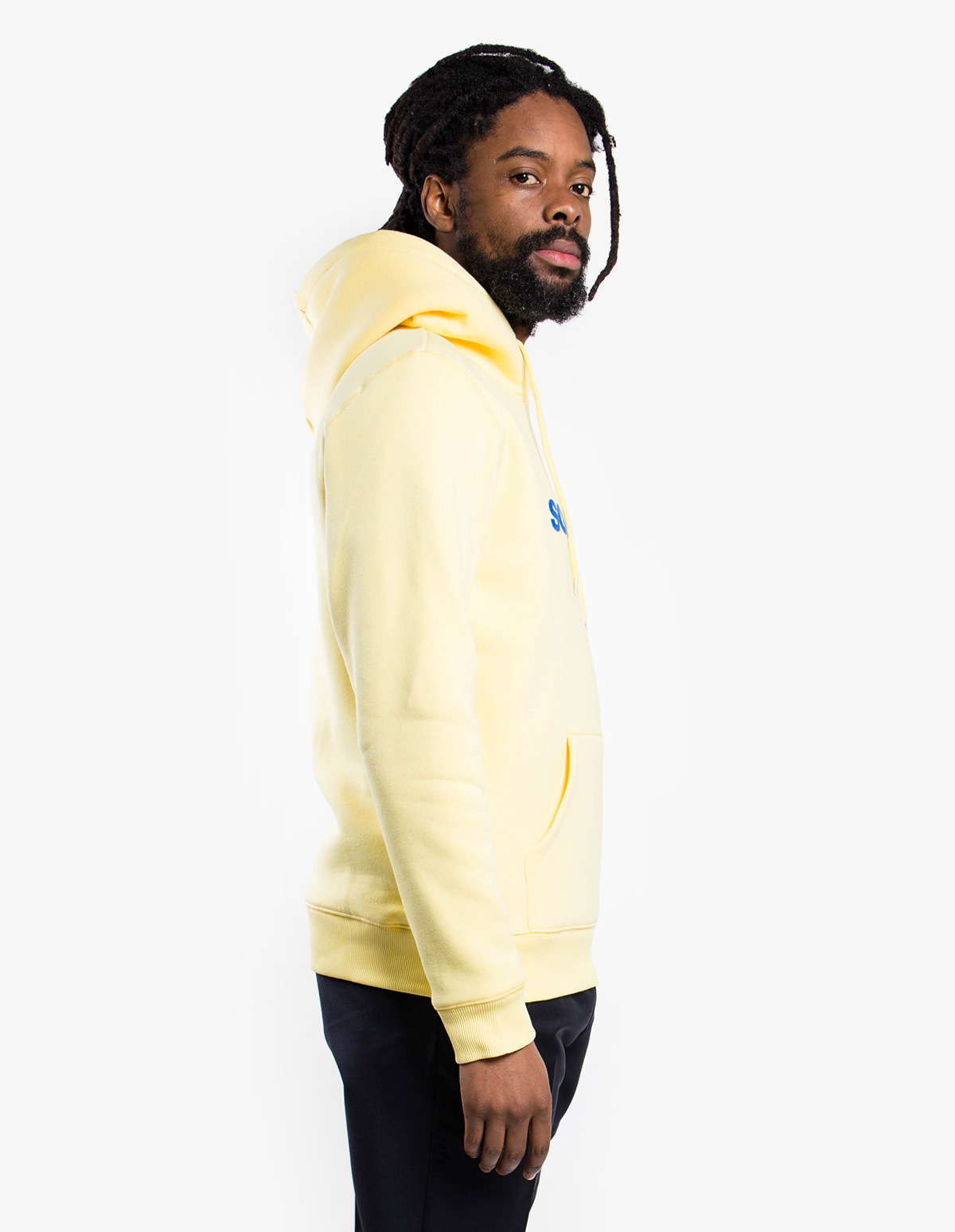 Soulland Logic Googie Hoodie - yellow | Garmentory