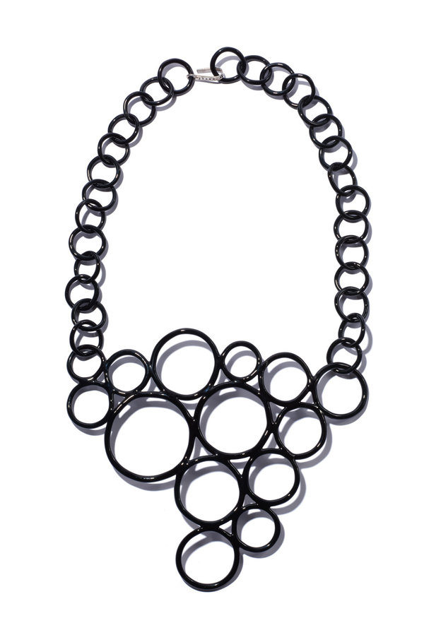 Jane D'Arensbourg Bubble Necklace - Black 