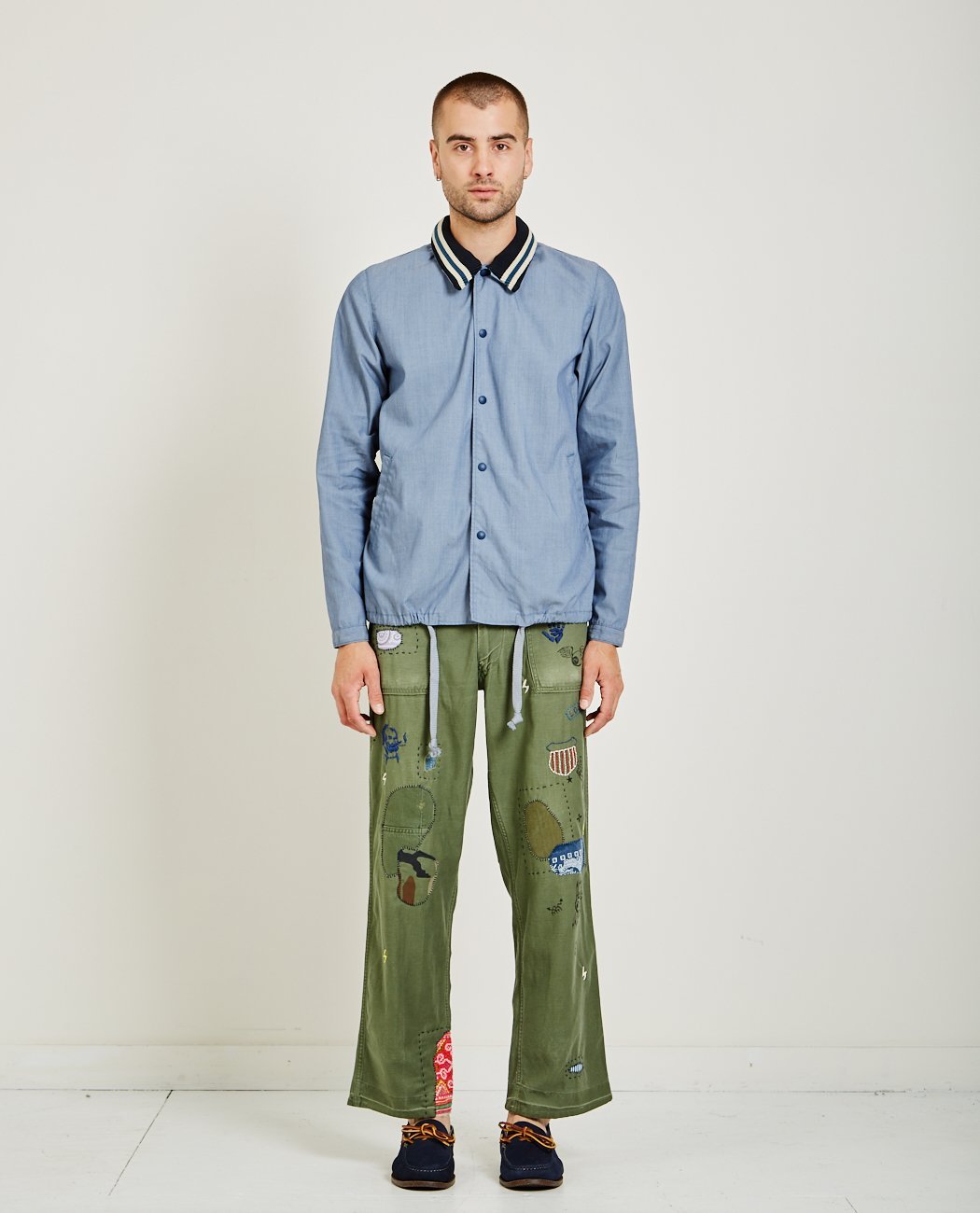 Remi Relief Coach Jacket - Used Blue | Garmentory