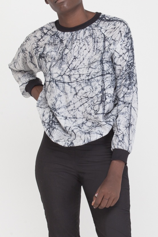 Osei-Duro Rapt Sweatshirt in Icebreak Osei-Duro Rapt Sweatshirt in Icebreak