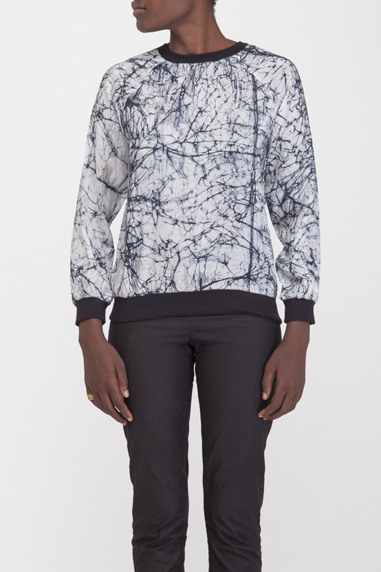 Osei-Duro Rapt Sweatshirt in Icebreak Osei-Duro Rapt Sweatshirt in Icebreak