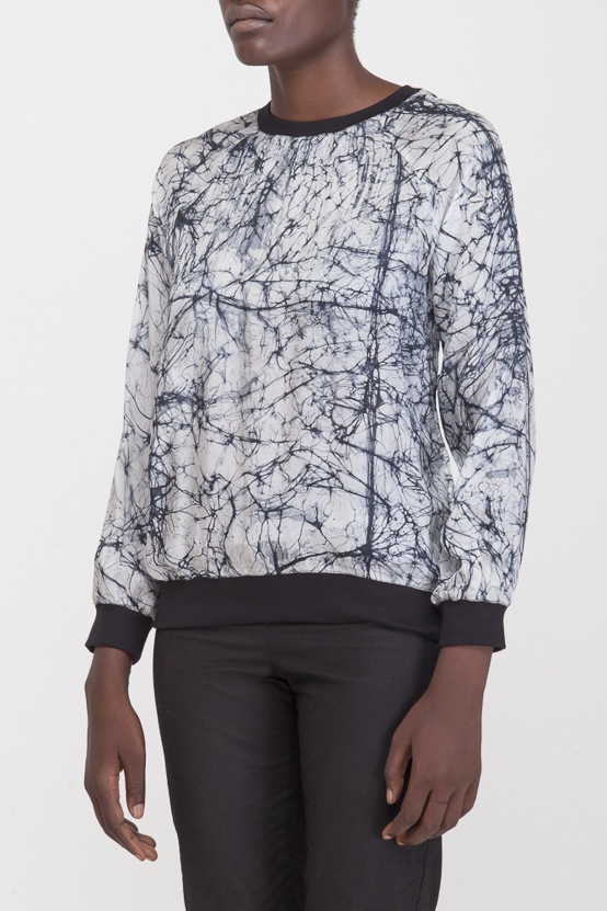 Osei-Duro Rapt Sweatshirt in Icebreak Osei-Duro Rapt Sweatshirt in Icebreak