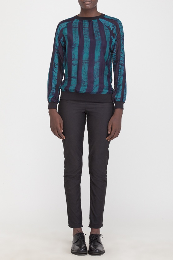 Osei-Duro Rapt Sweatshirt in Esmeralda Osei-Duro Rapt Sweatshirt in Esmeralda