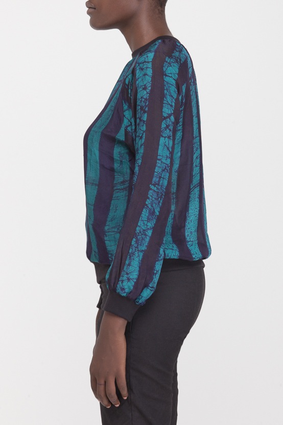 Osei-Duro Rapt Sweatshirt in Esmeralda Osei-Duro Rapt Sweatshirt in Esmeralda