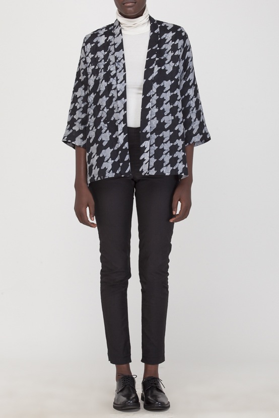 Osei-Duro Arca Jacket in in Houndstooth Osei-Duro Arca Jacket in in Houndstooth