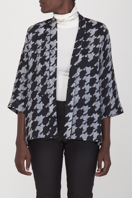 Osei-Duro Arca Jacket in in Houndstooth Osei-Duro Arca Jacket in in Houndstooth