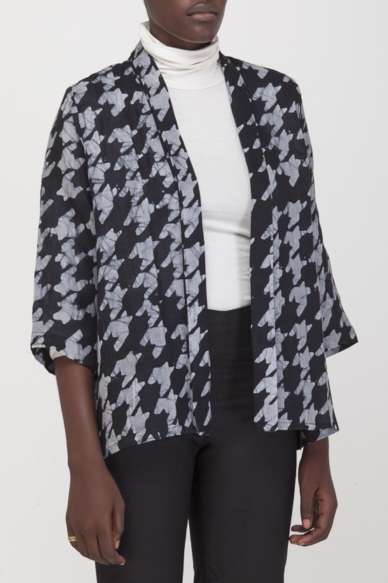 Osei-Duro Arca Jacket in in Houndstooth Osei-Duro Arca Jacket in in Houndstooth