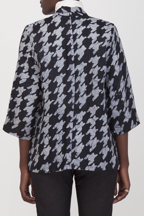 Osei-Duro Arca Jacket in in Houndstooth Osei-Duro Arca Jacket in in Houndstooth