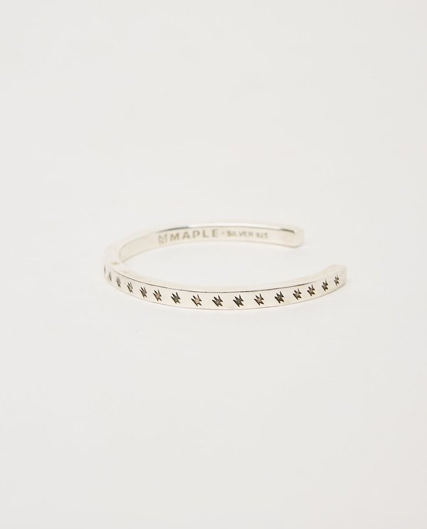 MAPLE LIGHTNING BANGLE - SILVER MAPLE LIGHTNING BANGLE - SILVER