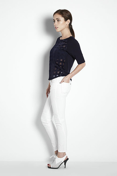 Joa Contrast Mesh Checked Shirt Joa Contrast Mesh Checked Shirt