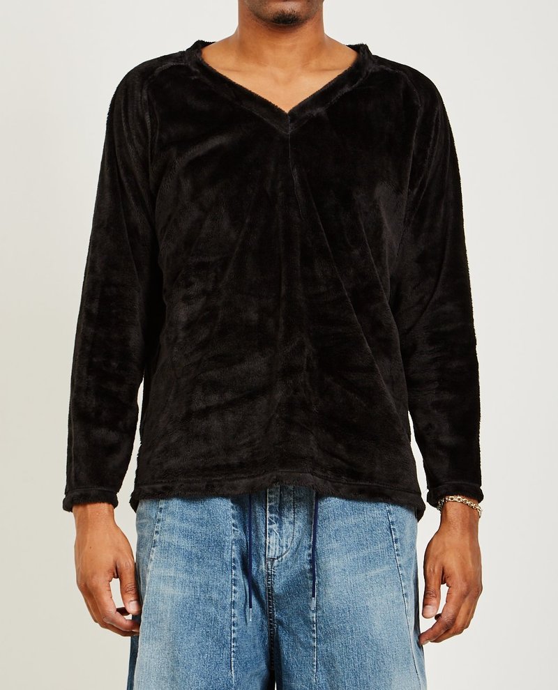 【NEEDLES】L/S V NECK TEE Needles L/S V-Neck Tee - Raschel Lace | Apparel » Buy online