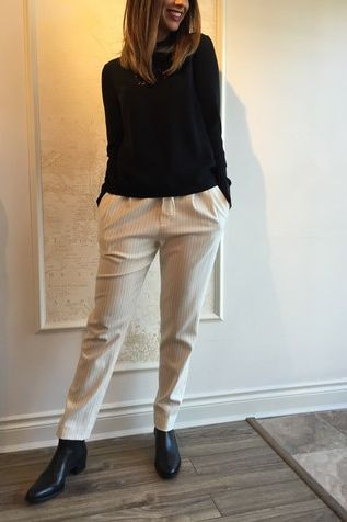 'Bond' blouse with lace bib 'Bond' blouse with lace bib