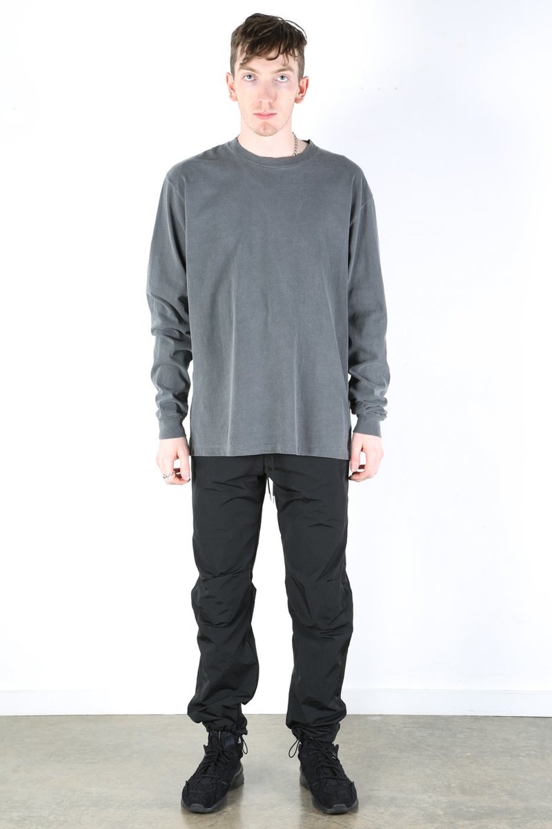 John Elliott LS University Tee - Vintage Black | Garmentory