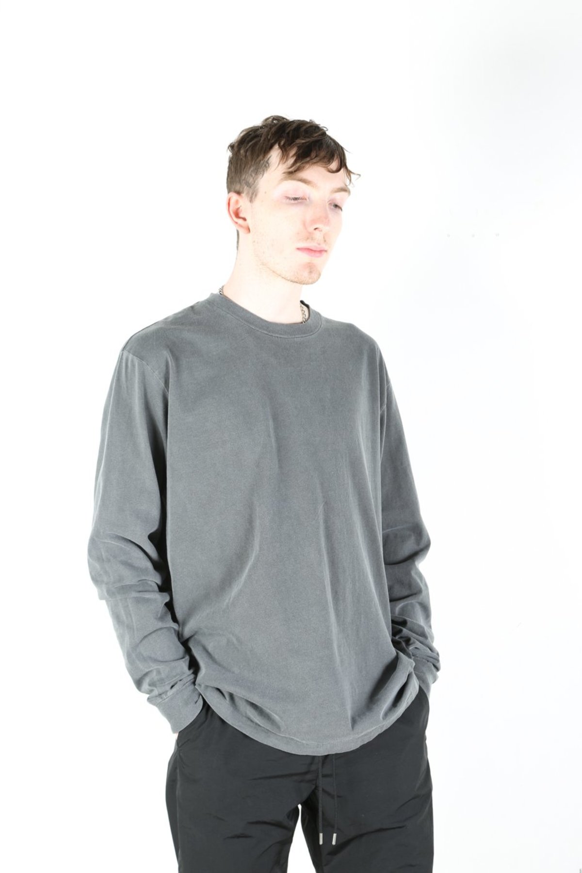 John Elliott LS University Tee - Vintage Black | Garmentory