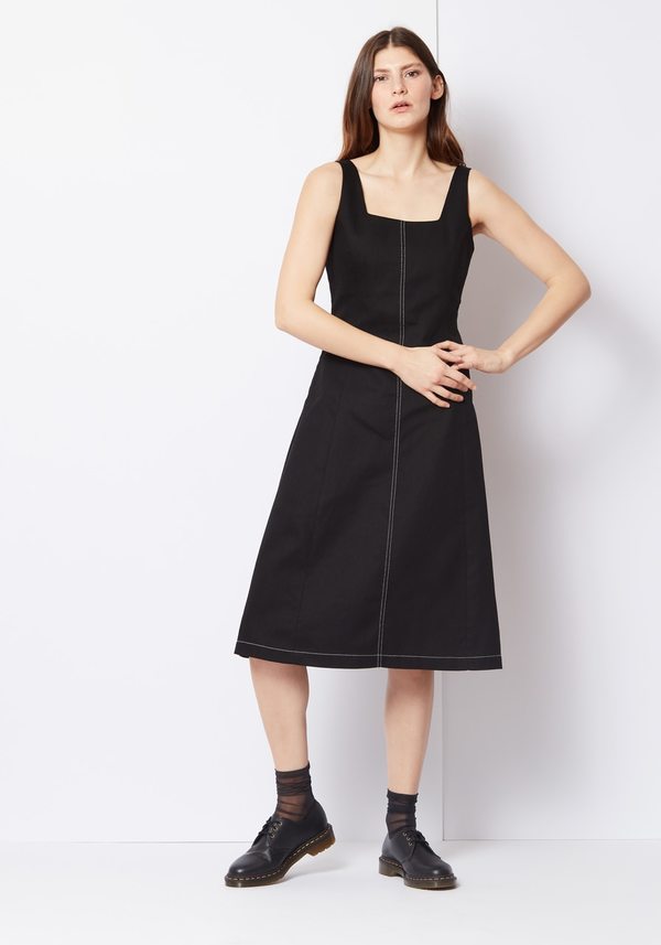 black mini dress fitted Anse Mini Dress | Black | Womens main image 1