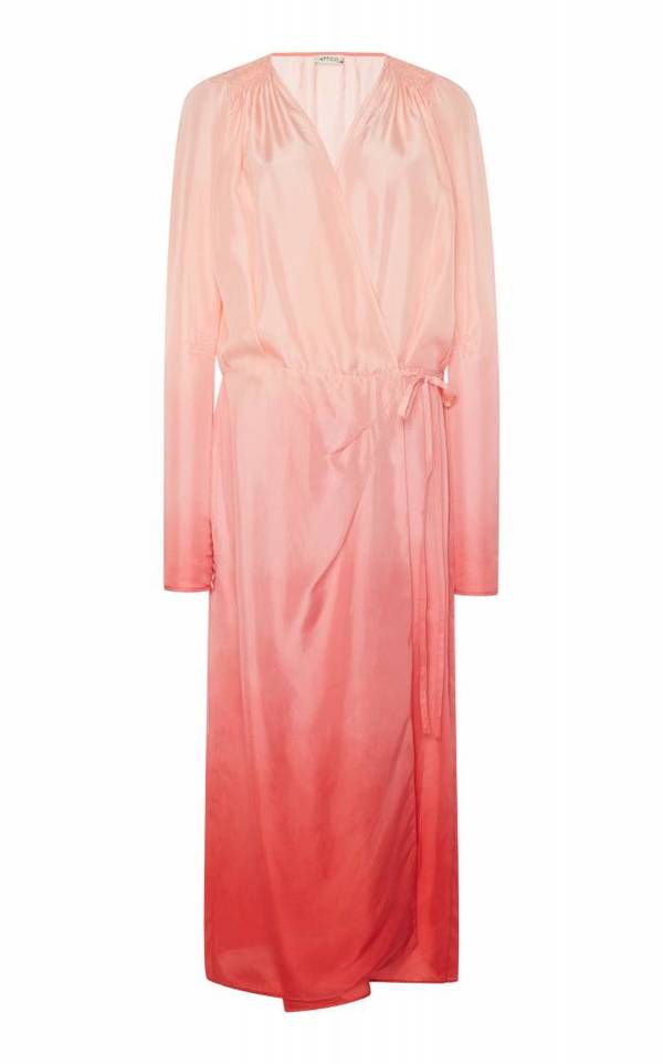 strapless open back dress A-line Off-the-shoulder Ruched Pink Princess Dress Long Evening Dress –  SELINADRESS