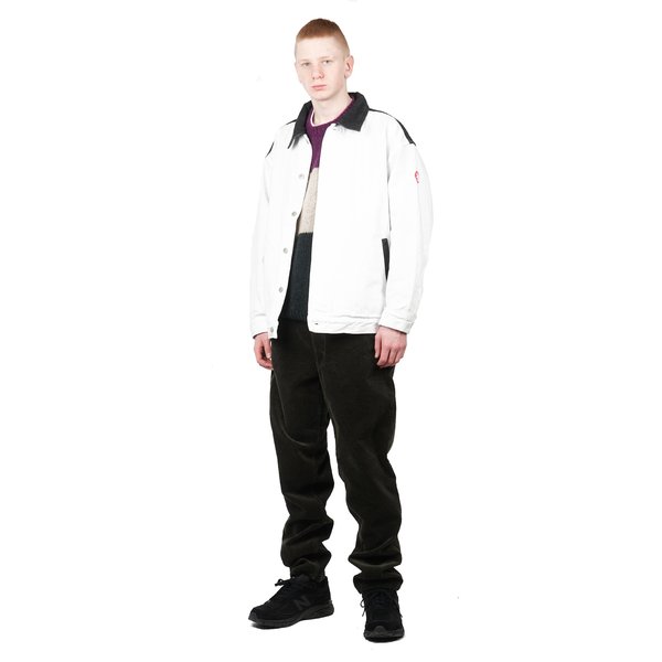 Cav Empt BLEACHED 2 COLOUR DENIM JACKET - White | Garmentory