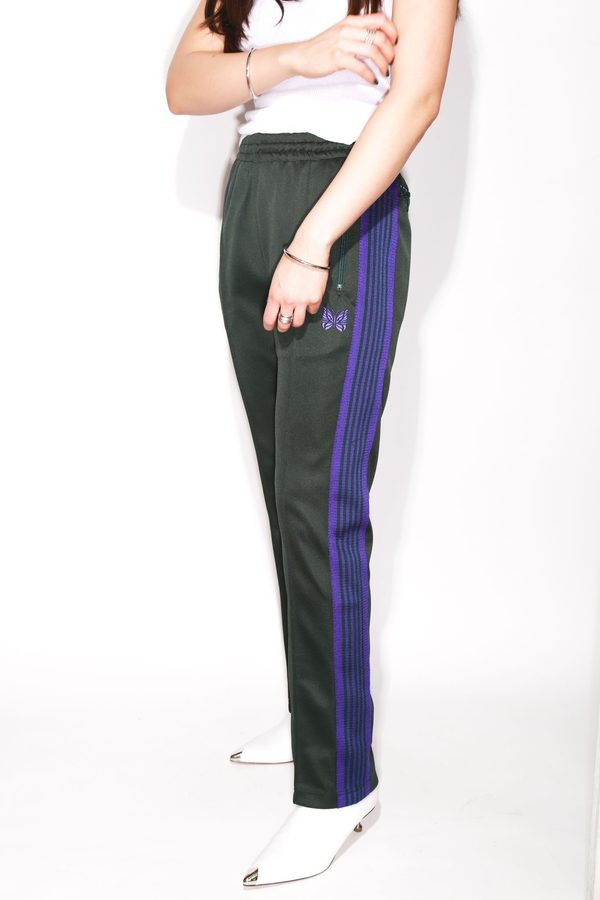 Needles Narrow Track Pants - Green/Purple | Garmentory