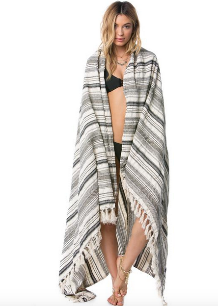 AMUSE SOCIETY Del Mar Beach Blanket - Striped AMUSE SOCIETY Del Mar Beach Blanket - Striped