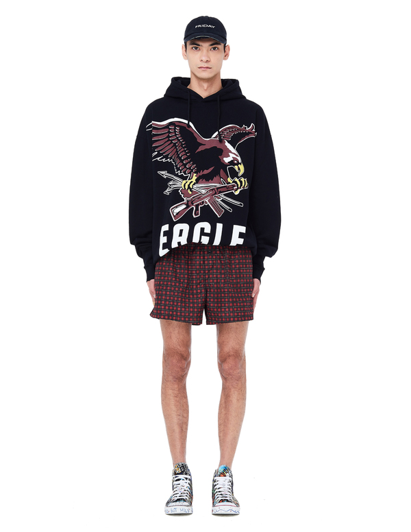 VETEMENTS Eagle パーカー ブラック Vetements Eagle Hoodie - Black | Garmentory