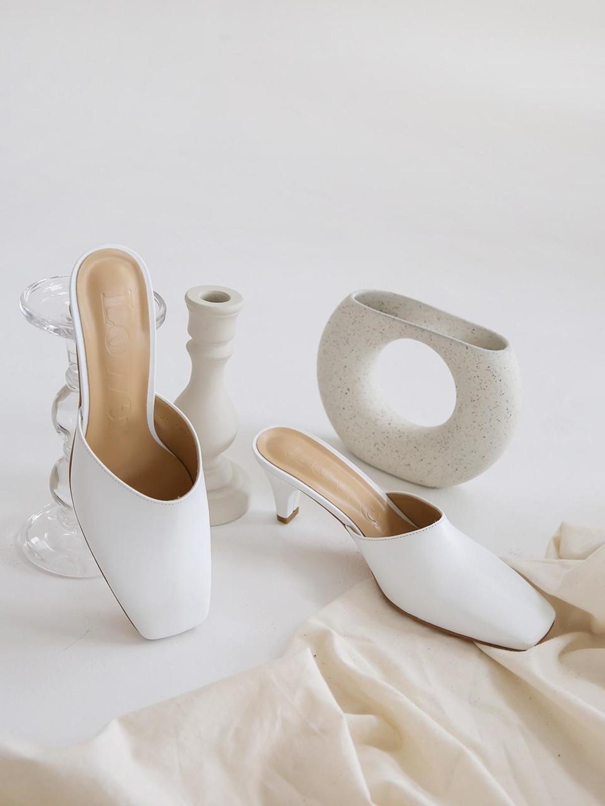 Black Aerin Square Toe Mule | WHISTLES | Whistles US |