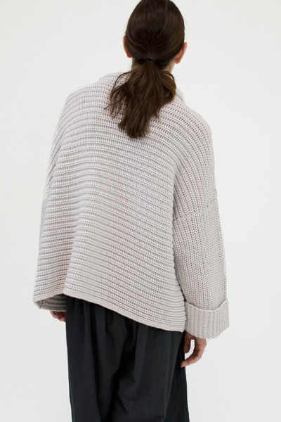 Micaela Greg PARALLEL SWEATER - PALE GREY Micaela Greg PARALLEL SWEATER - PALE GREY