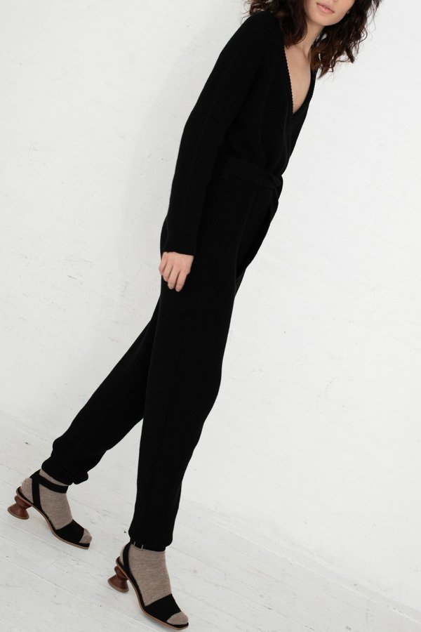 Baserange Danube Jumpsuit - Black Baserange Danube Jumpsuit - Black