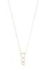Melissa Joy Manning CIRCLE PENDANT DROP NECKLACE - SILVER - Thumbnail 1