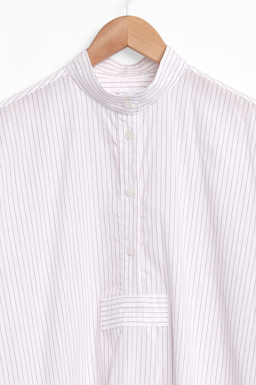 The Sleep Shirt Long Sleep Shirt Red and White Stripe The Sleep Shirt Long Sleep Shirt Red and White Stripe