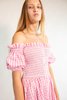 NIKA TANG Magda Dress - Pink Gingham - Thumbnail 1