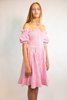 NIKA TANG Magda Dress - Pink Gingham - Thumbnail 2