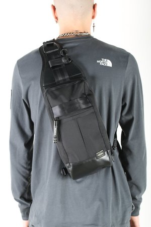 バッグ PORTER HEAT SLING SHOULDER BAG Porter Heat Sling Shoulder Bag - Black | Garmentory