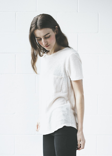 C+L Finds - Willa Pocket Tee in Blush C+L Finds - Willa Pocket Tee in Blush