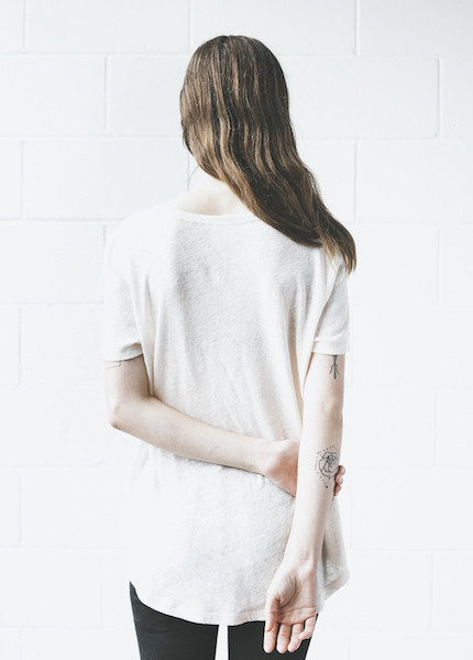 C+L Finds - Willa Pocket Tee in Blush C+L Finds - Willa Pocket Tee in Blush