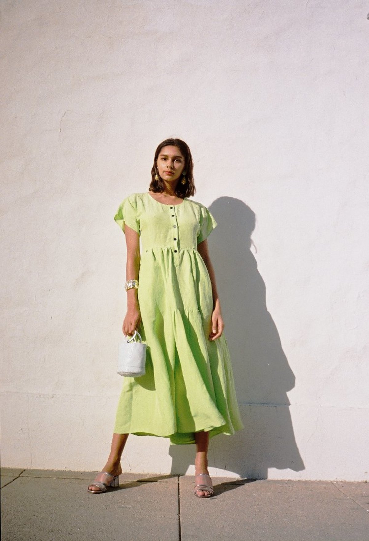 maryam nassir zadeh green dress Glam Slam Handbag Medium (Black)