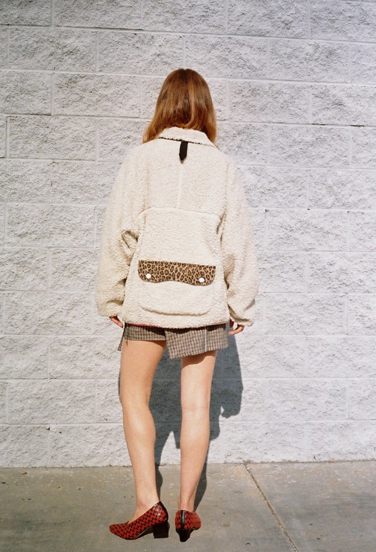 Sandy Liang x SSS Rally Fleece Jacket - Leopard | Garmentory