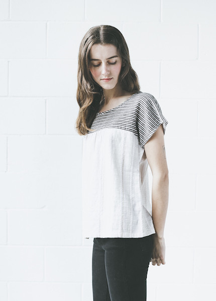 Ace & Jig Studio Top in Cloud Ace & Jig Studio Top in Cloud