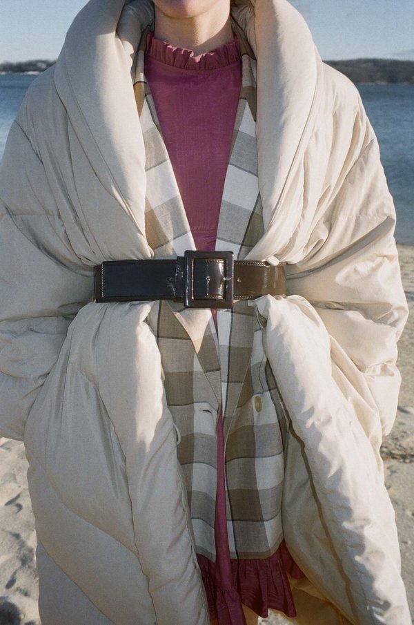 bill blass down coat