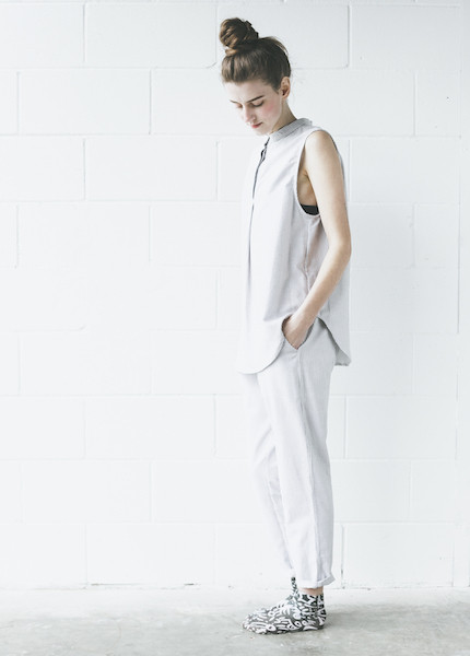 The Sleep Shirt - Sleeveless Pyjama Shirt in Black Oxford Stripe The Sleep Shirt - Sleeveless Pyjama Shirt in Black Oxford Stripe