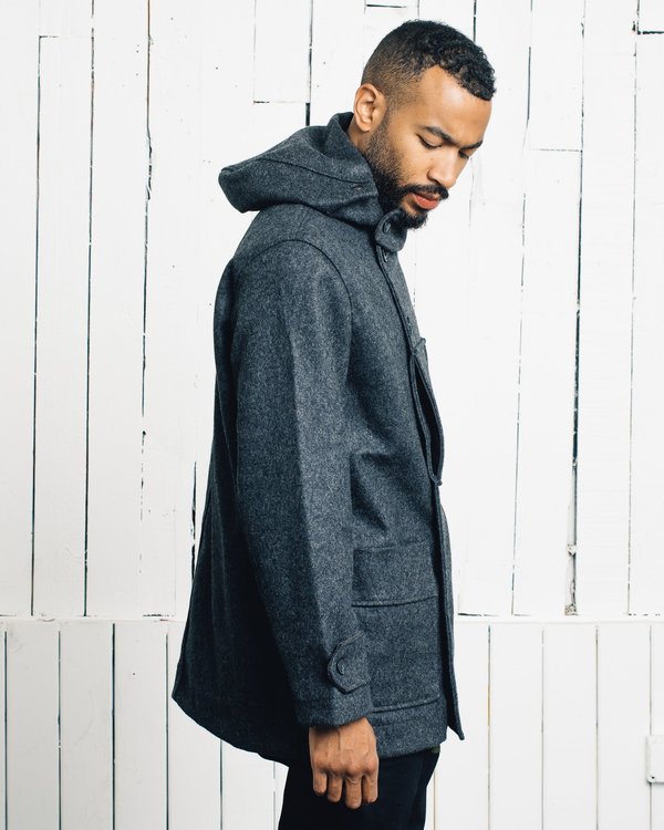 Arpenteur Kabig Melton Wool Coat | Garmentory