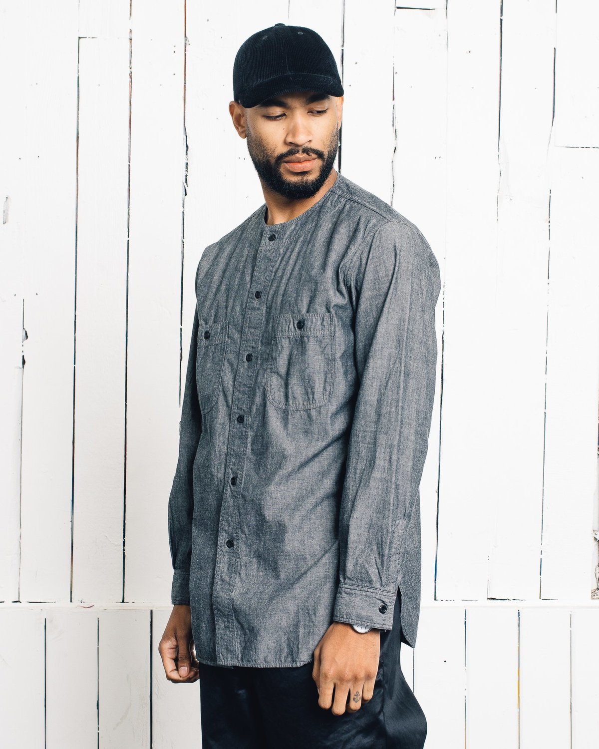 OrSlow No Collar Shirt Garmentory